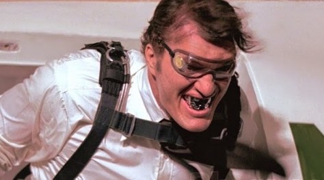 The first of sixty-five costume changes throughout Moonraker.